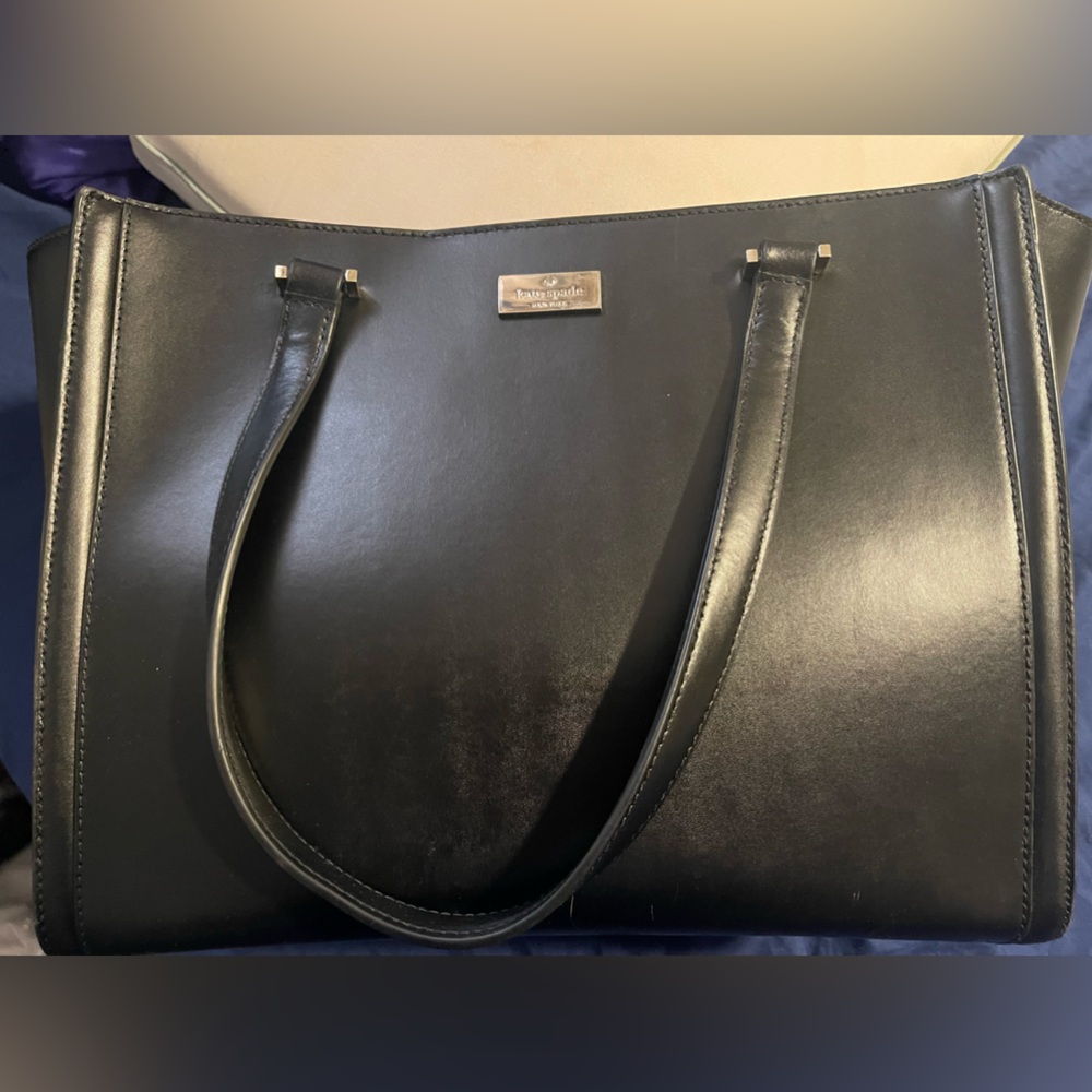 Black Kate Spade large tote